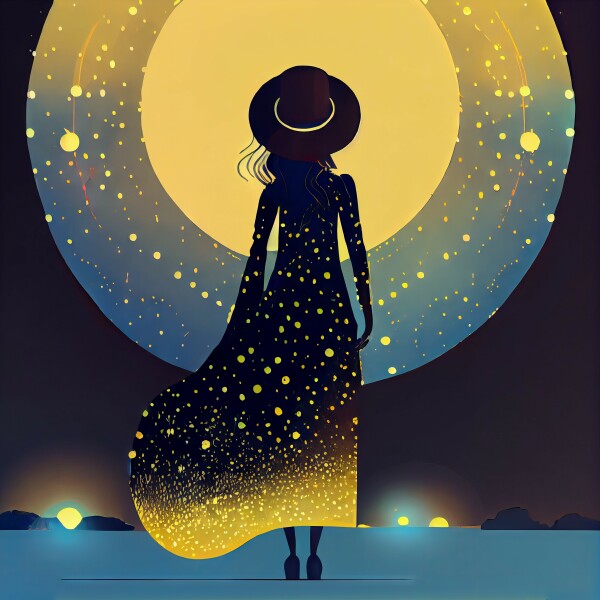 Moon Struck - Vintage Canvas Wall Art