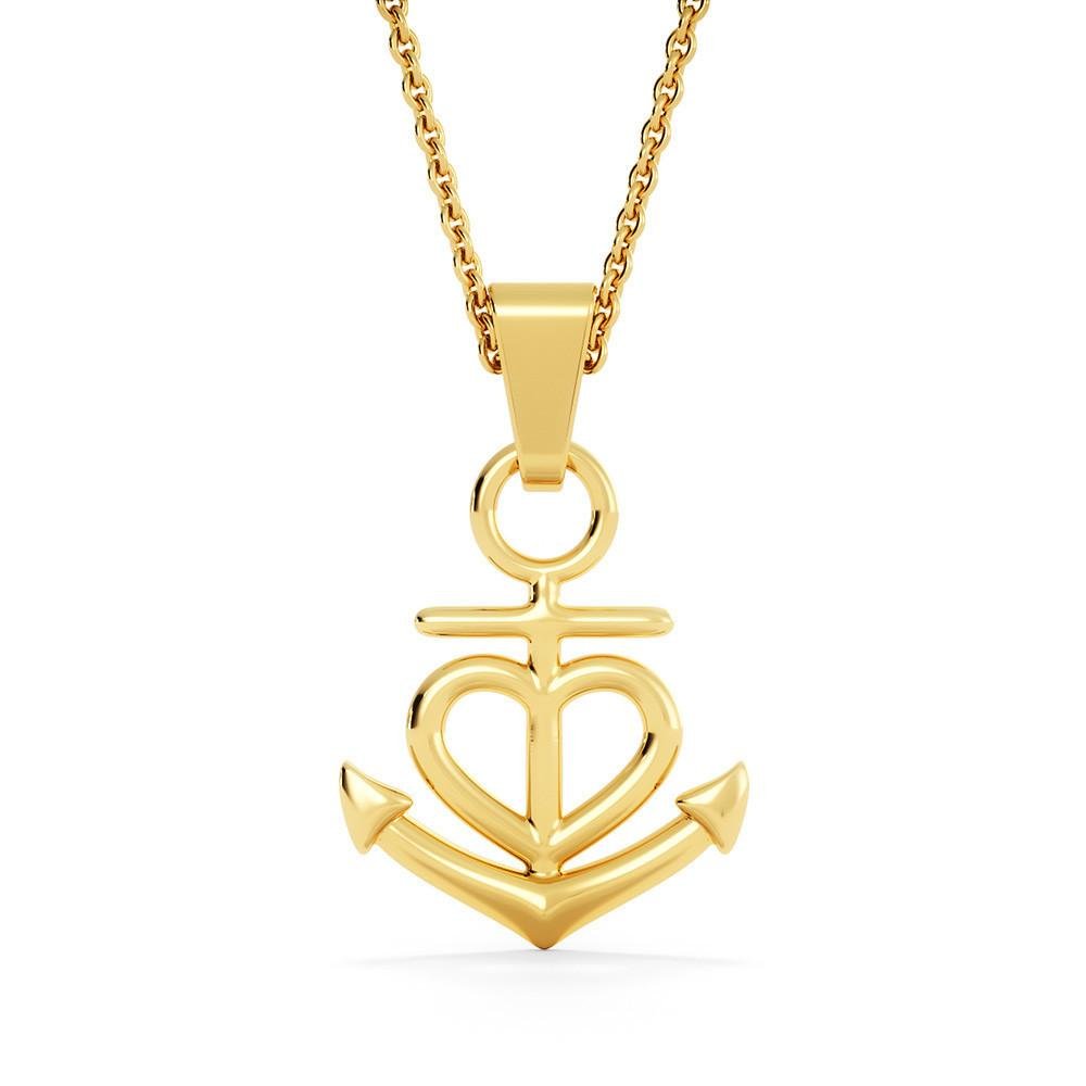 Friendship Anchor Necklace - Aurelia Sky