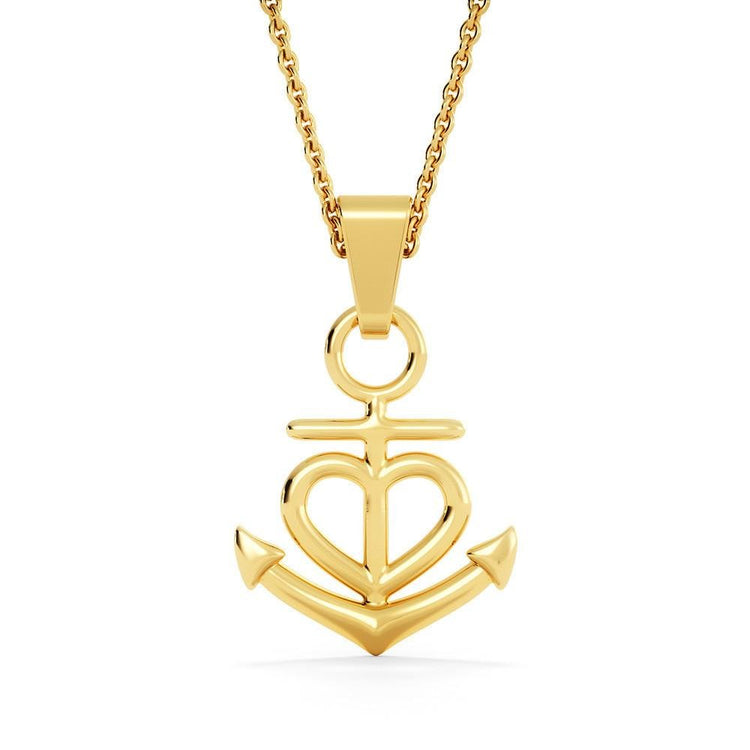 Friendship Anchor Necklace - Aurelia Sky