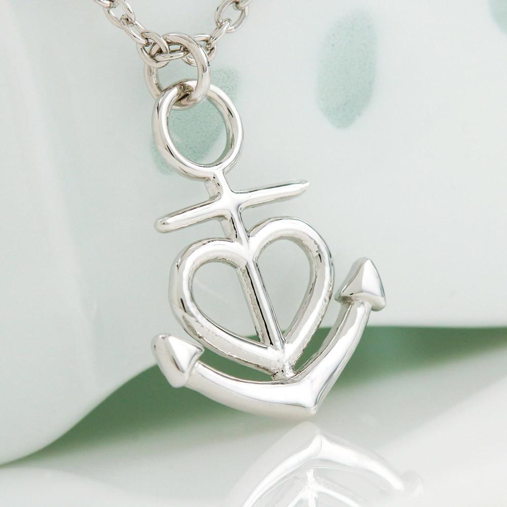 Friendship Anchor Necklace - Aurelia Sky