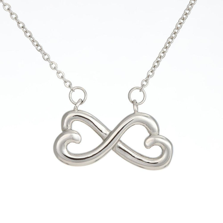 Infinity Heart Necklace - Aurelia Sky