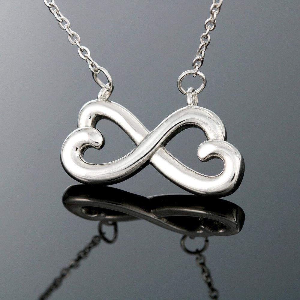 Infinity Heart Necklace - Aurelia Sky