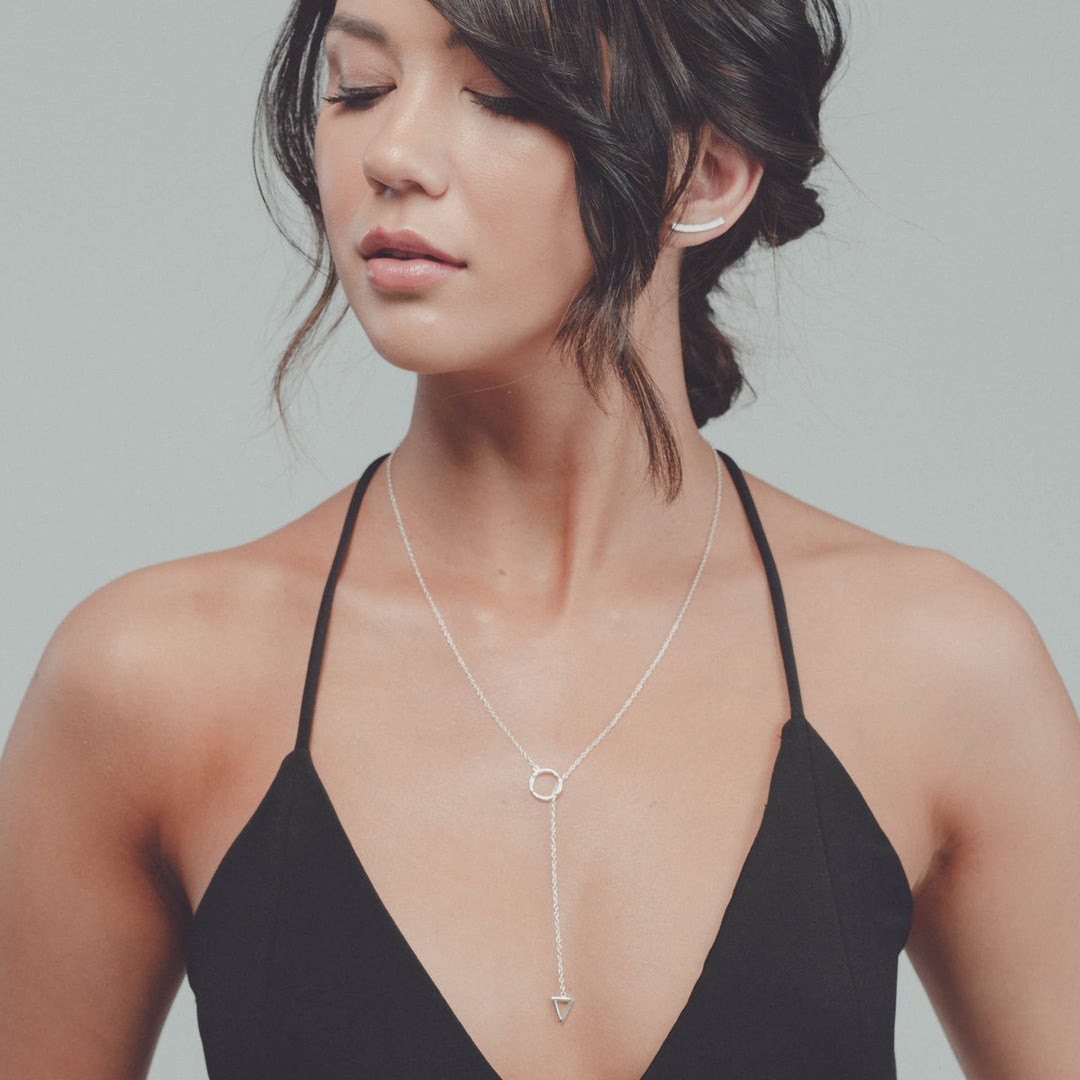 Sabrina Lariat Necklace - Aurelia Sky