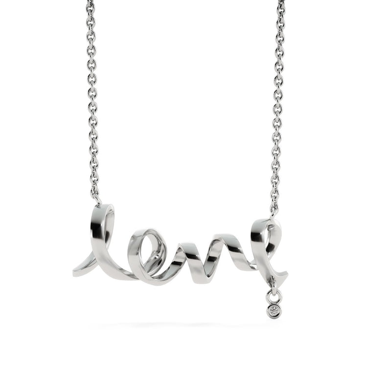 Scripted Love Necklace - Aurelia Sky