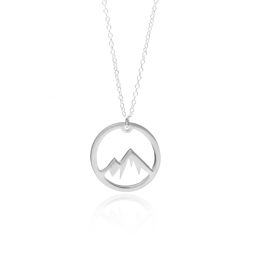 Silver Mountain Necklace - Aurelia Sky