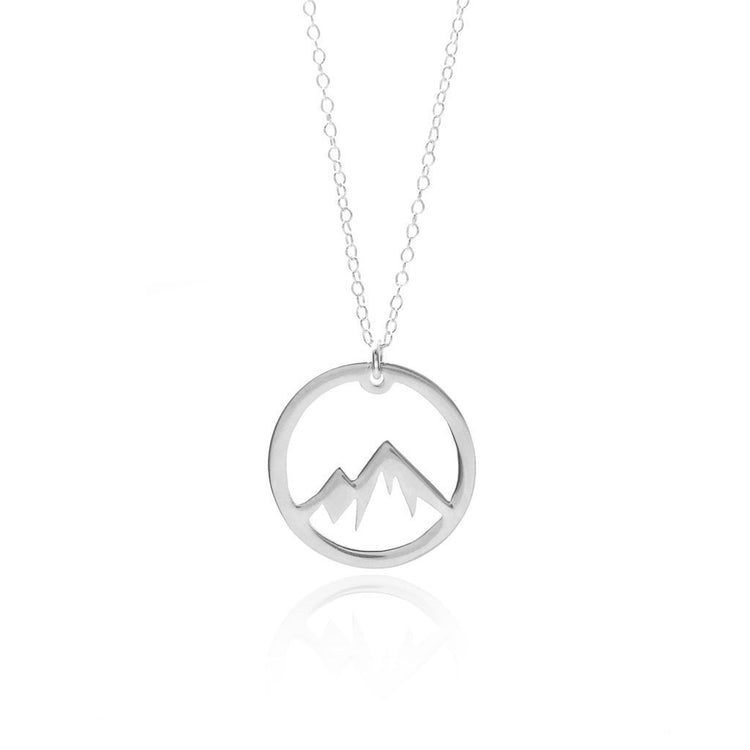 Silver Mountain Necklace - Aurelia Sky