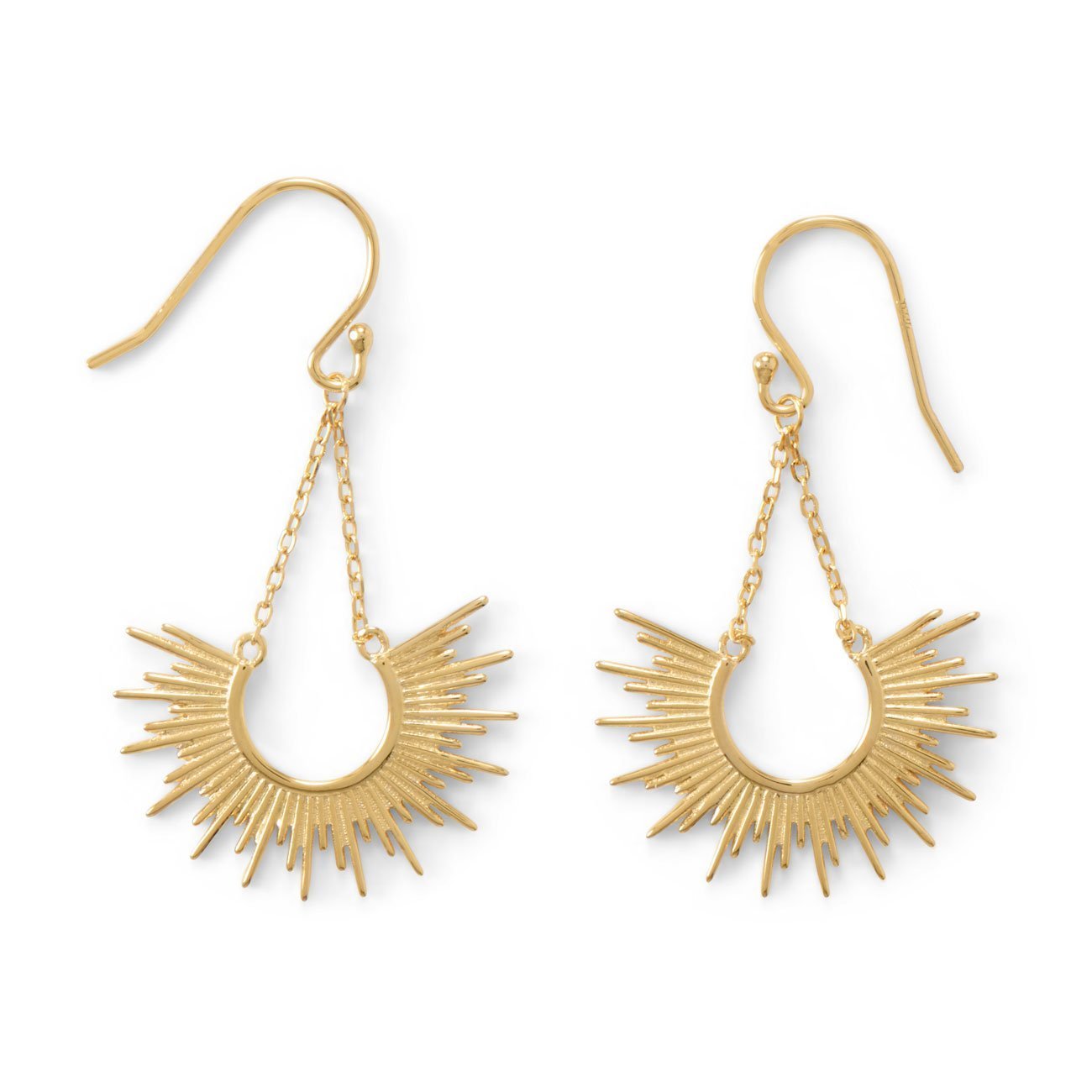 Sunburst Dangle Earrings - Aurelia Sky