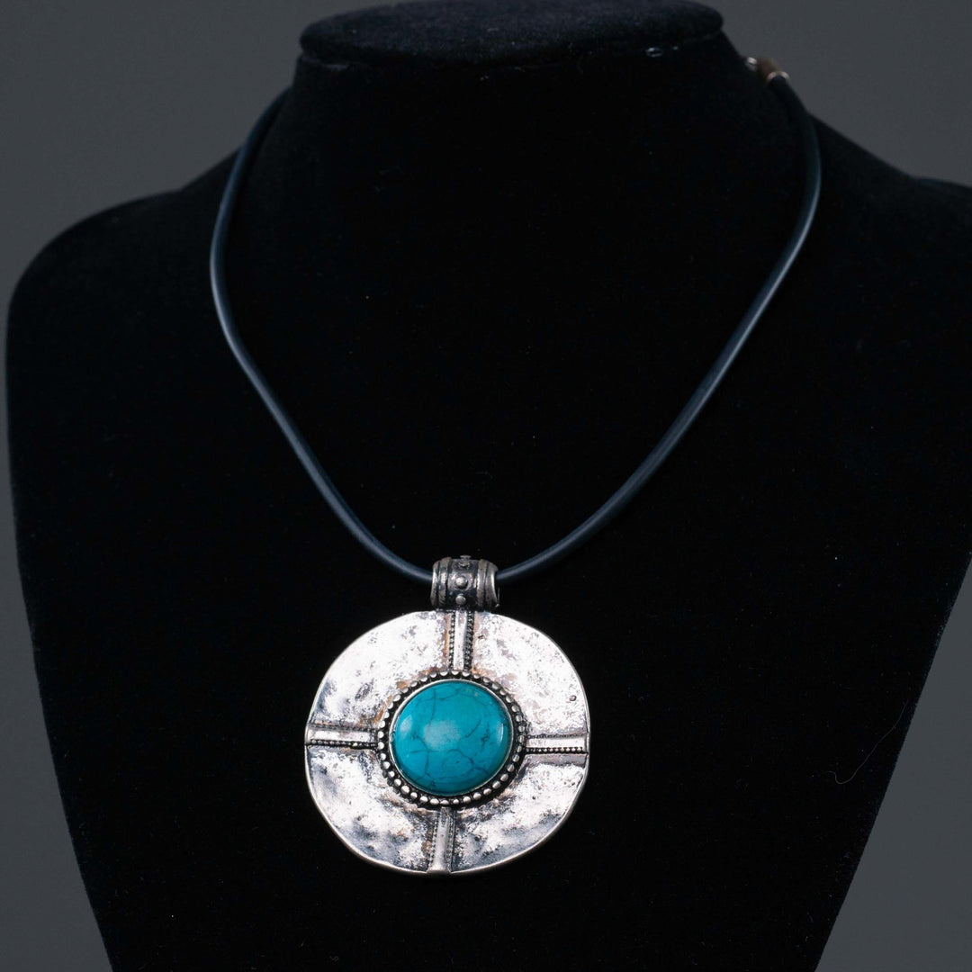 Turquoise Vintage Necklace - Aurelia Sky